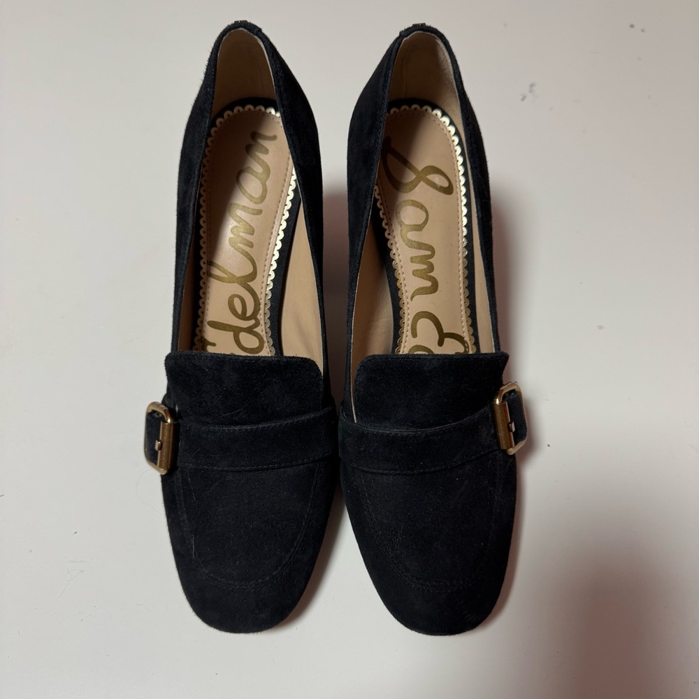 Sam Edelman Black Block Heels